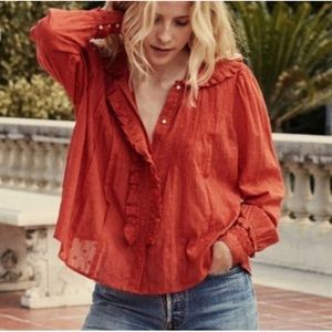 Doen Dilly top in Tomato Red - Small